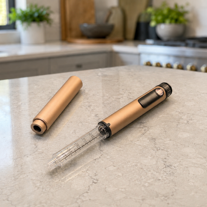 V4 Reusable Research Pen — Gold